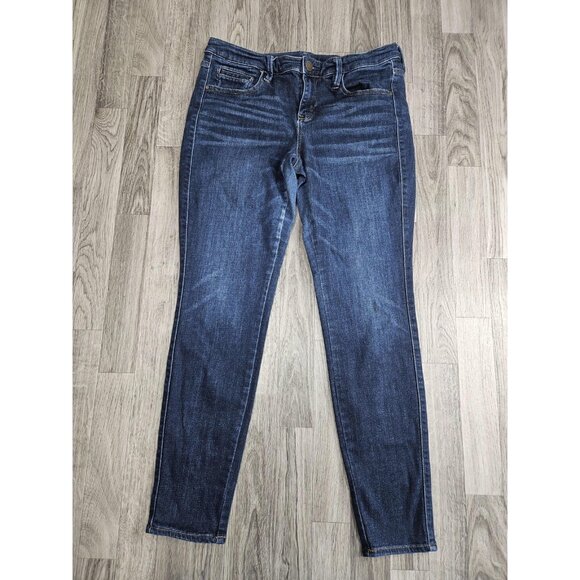(3/$35) a.n.a A New Approach Jeans Womens 10 Blue Denim Jegging Skinny Mid Rise - Picture 1 of 13